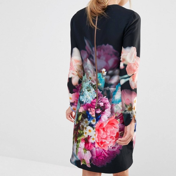 Like New Ted Baker Vyra Floral Tunic Dress - Picture 11 of 13